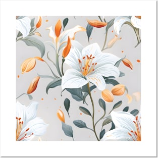 Lively Lilies: Floral Fiesta! Posters and Art